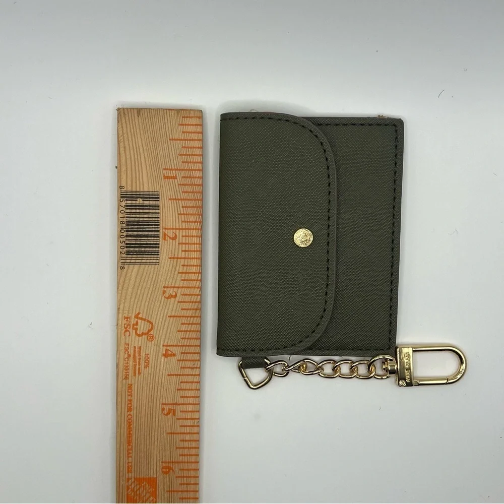 ANNE KLEIN Card Case Wallet Key Chain Holder Money Small Travel Mini